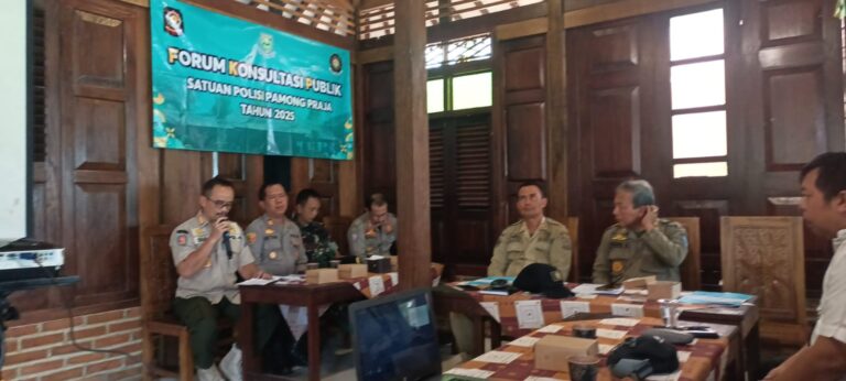 Plt. Kasi Pemtrantibum Ikuti Forum Konsultasi Publik Satpol PP Kab. Purbalingga